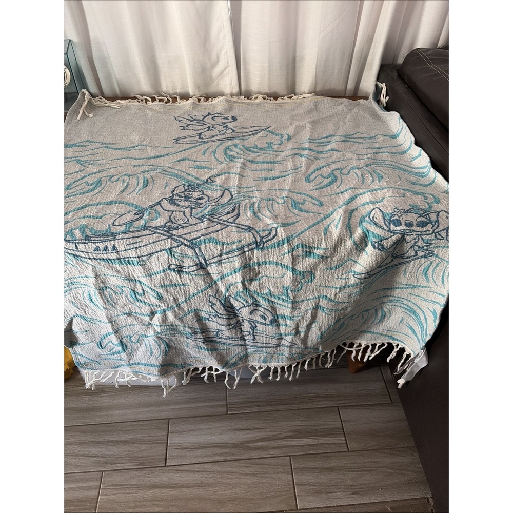 Disney parks Stitch Throw Blanket – Plaid Manta‎ Design